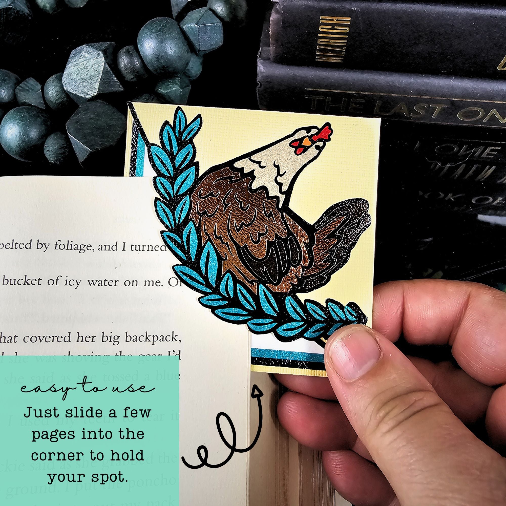 Chicken Signature Corner Bookmark