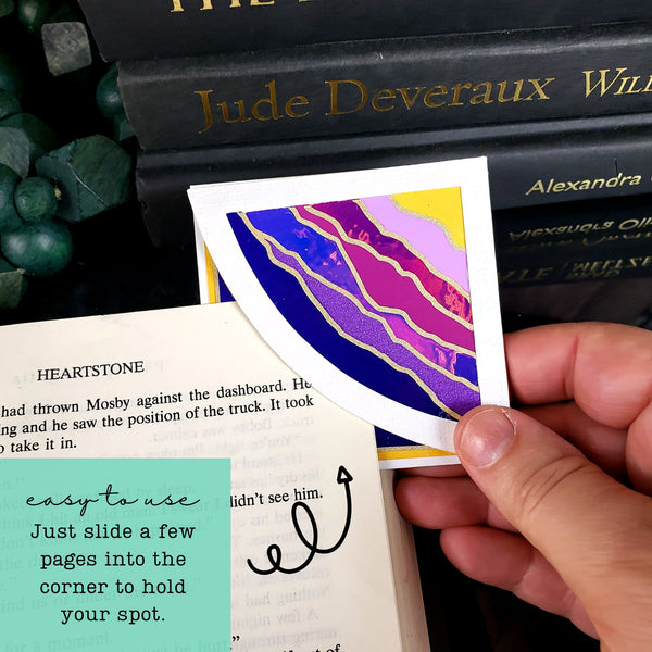 Purple Mountains Signature Corner Bookmark
