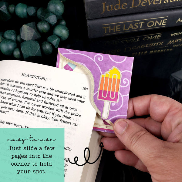 Popsicle Signature Corner Bookmark