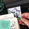 Raccoon Signature Corner Bookmark