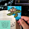 Sea Turtle Deluxe Handmade Corner Bookmark