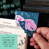 Pink Glitter Fish Signature Corner Bookmark