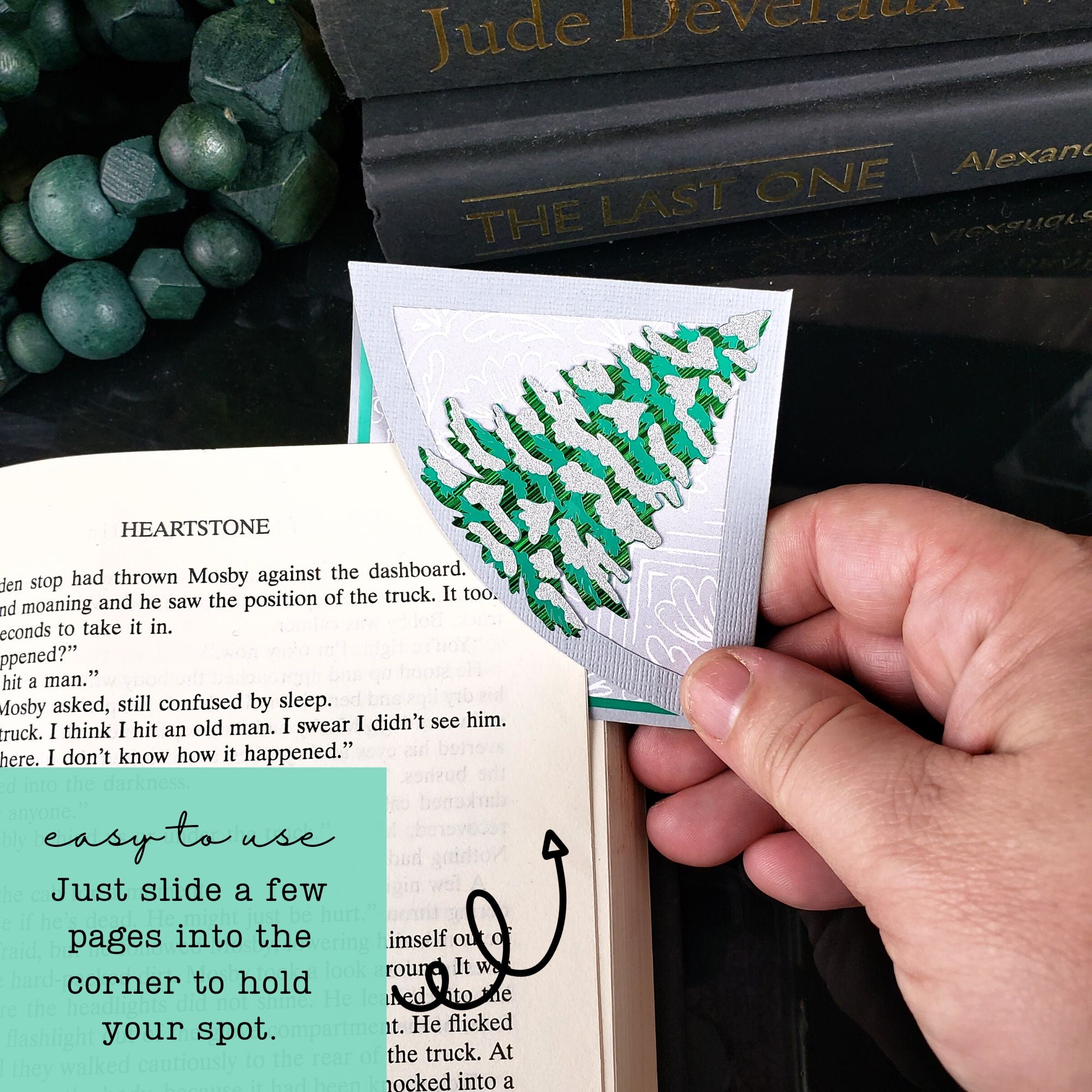 Snowy Tree Signature Corner Bookmark