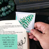 Snowy Tree Signature Corner Bookmark