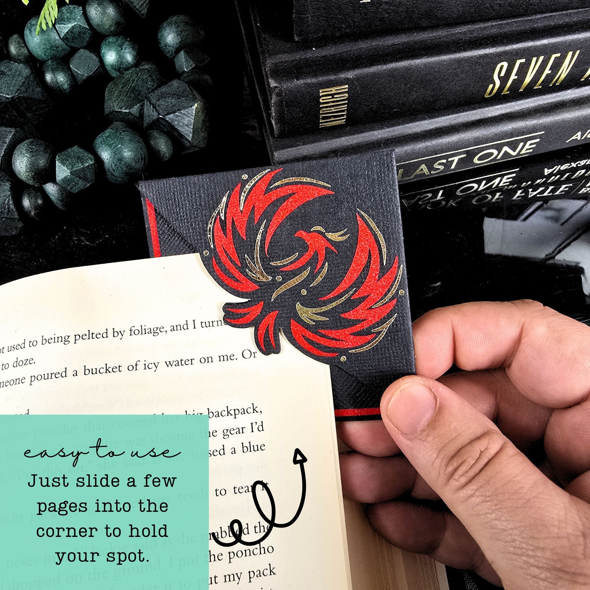 Keep Rising Phoenix Signature Bookmark + Card Gift Set