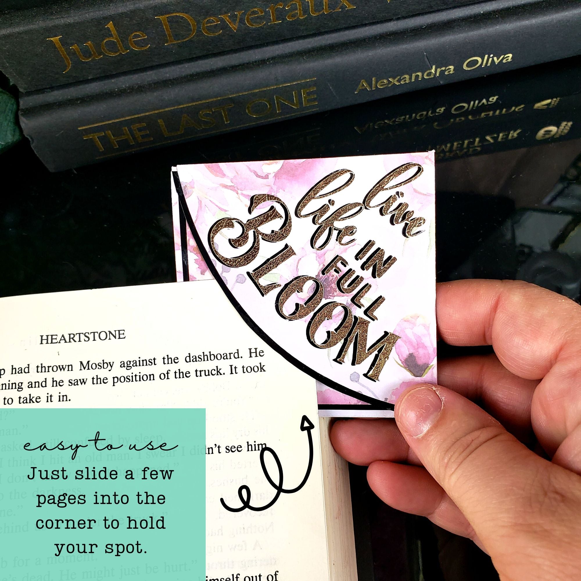 Life in Bloom Signature Corner Bookmark
