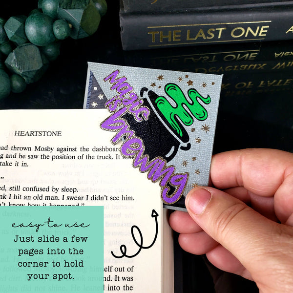 Magic is Brewing Signature Corner Bookmark