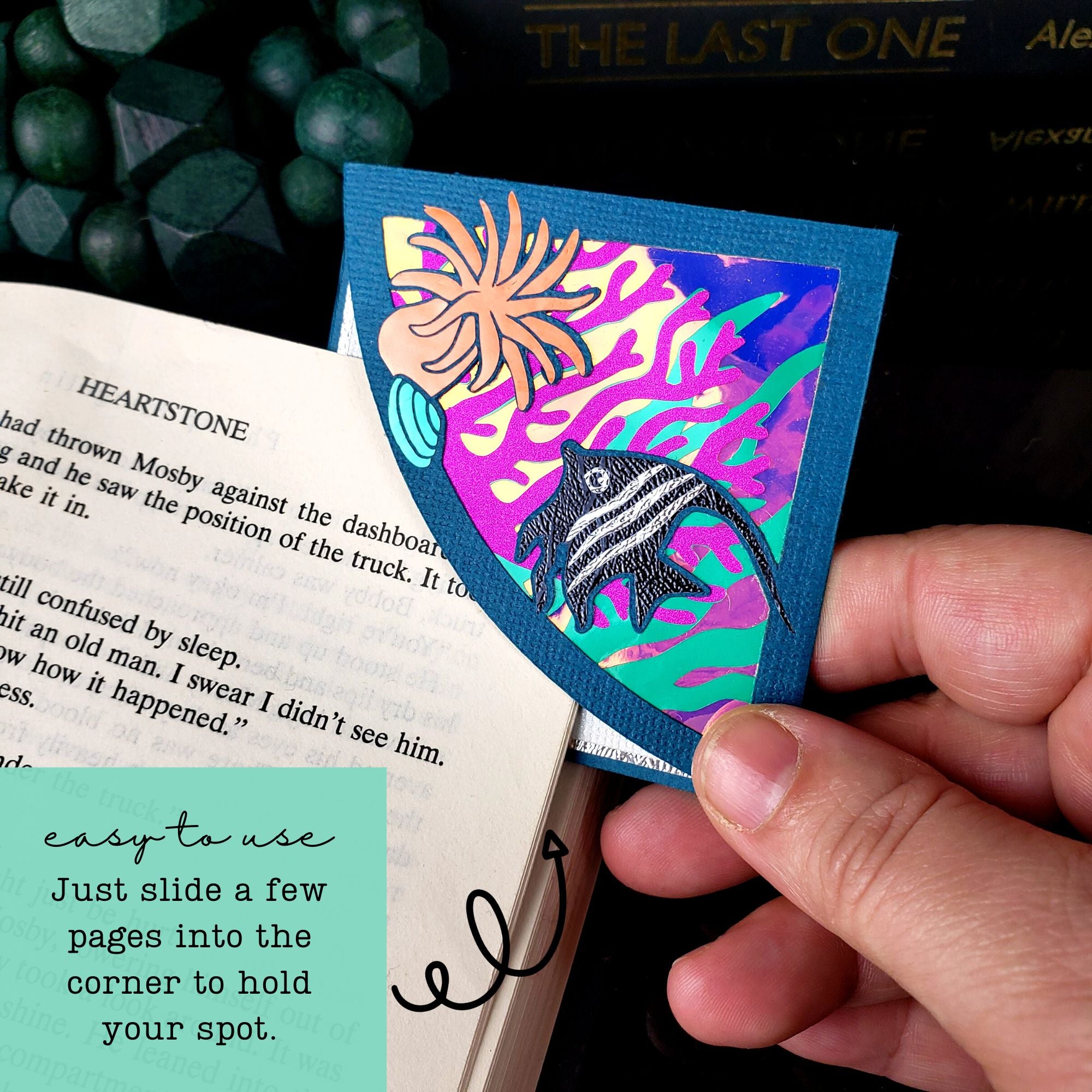 Undersea Haven Deluxe Handmade Corner Bookmark