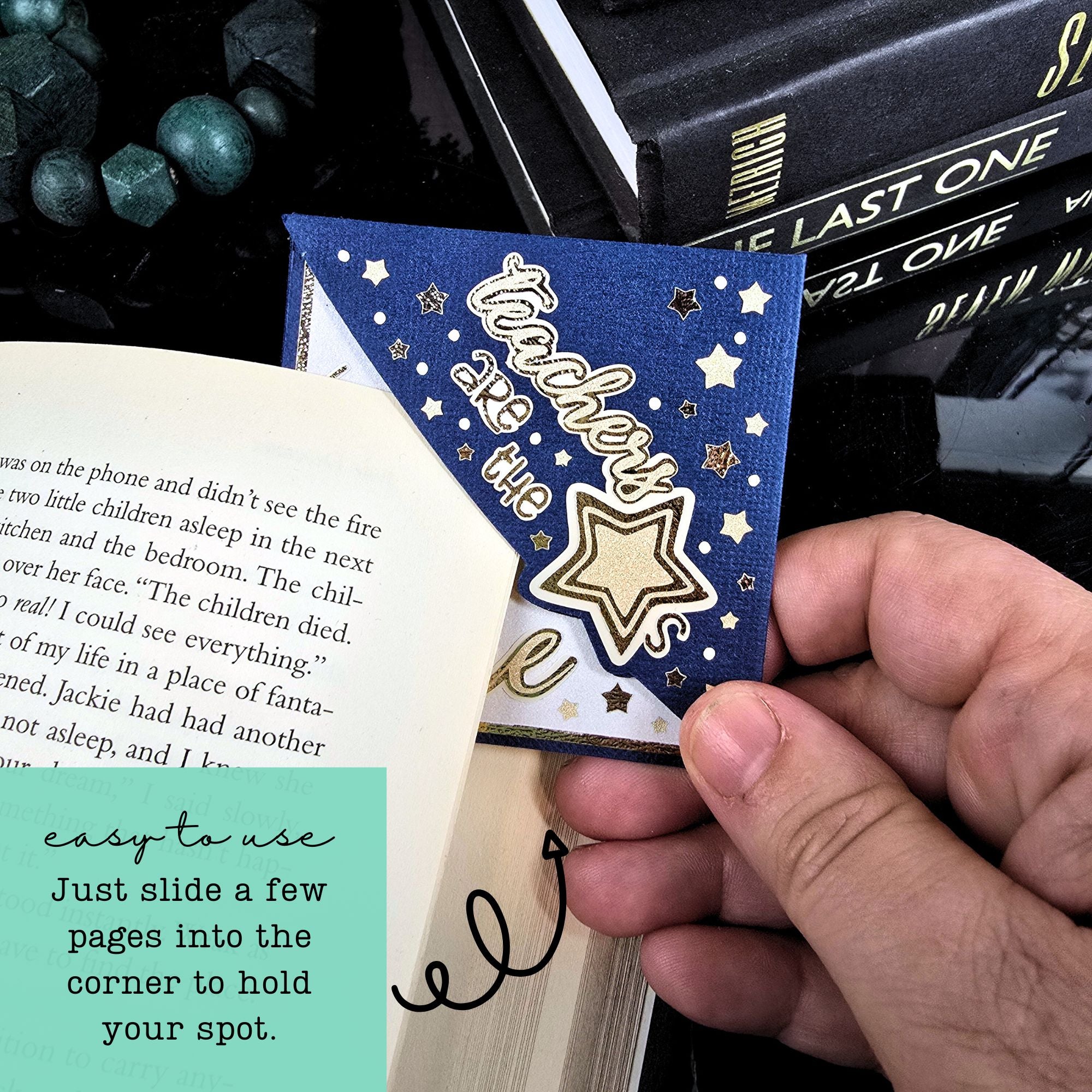 Teachers are Stars Signature Corner Bookmark