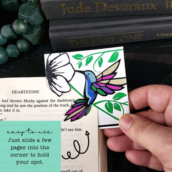 Hummingbird Deluxe Corner Bookmark