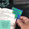 Green Grass Snake Signature Corner Bookmark