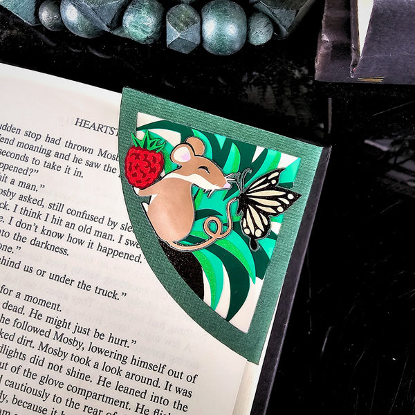 Forest Friends Mouse Deluxe Corner Bookmark