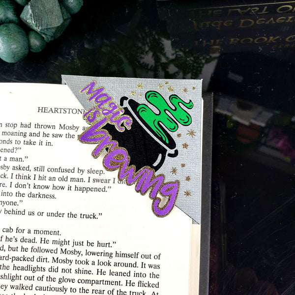 Magic is Brewing Signature Corner Bookmark