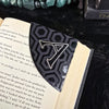 Bold Letter Personalized Initial Signature Corner Bookmark