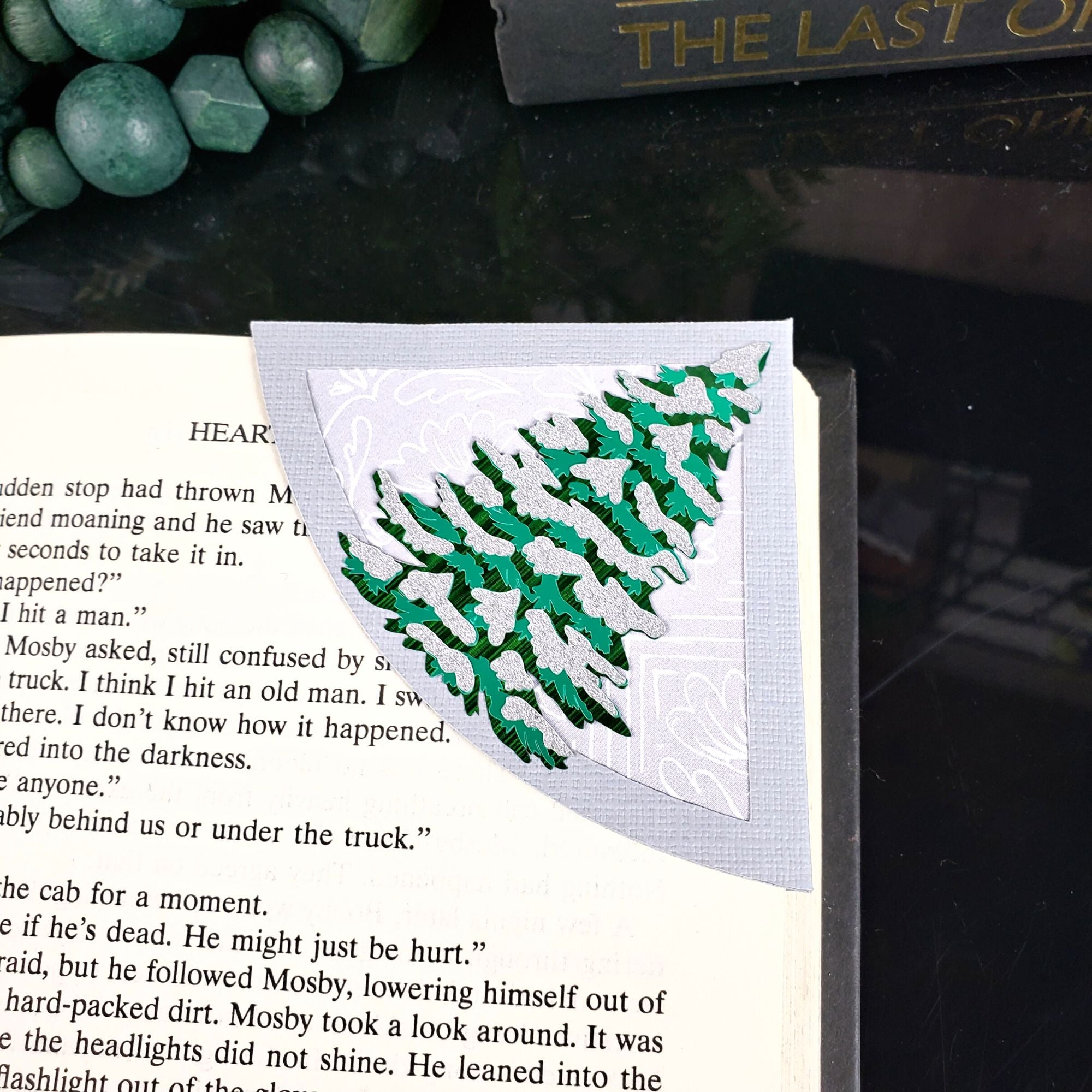 Snowy Tree Signature Corner Bookmark
