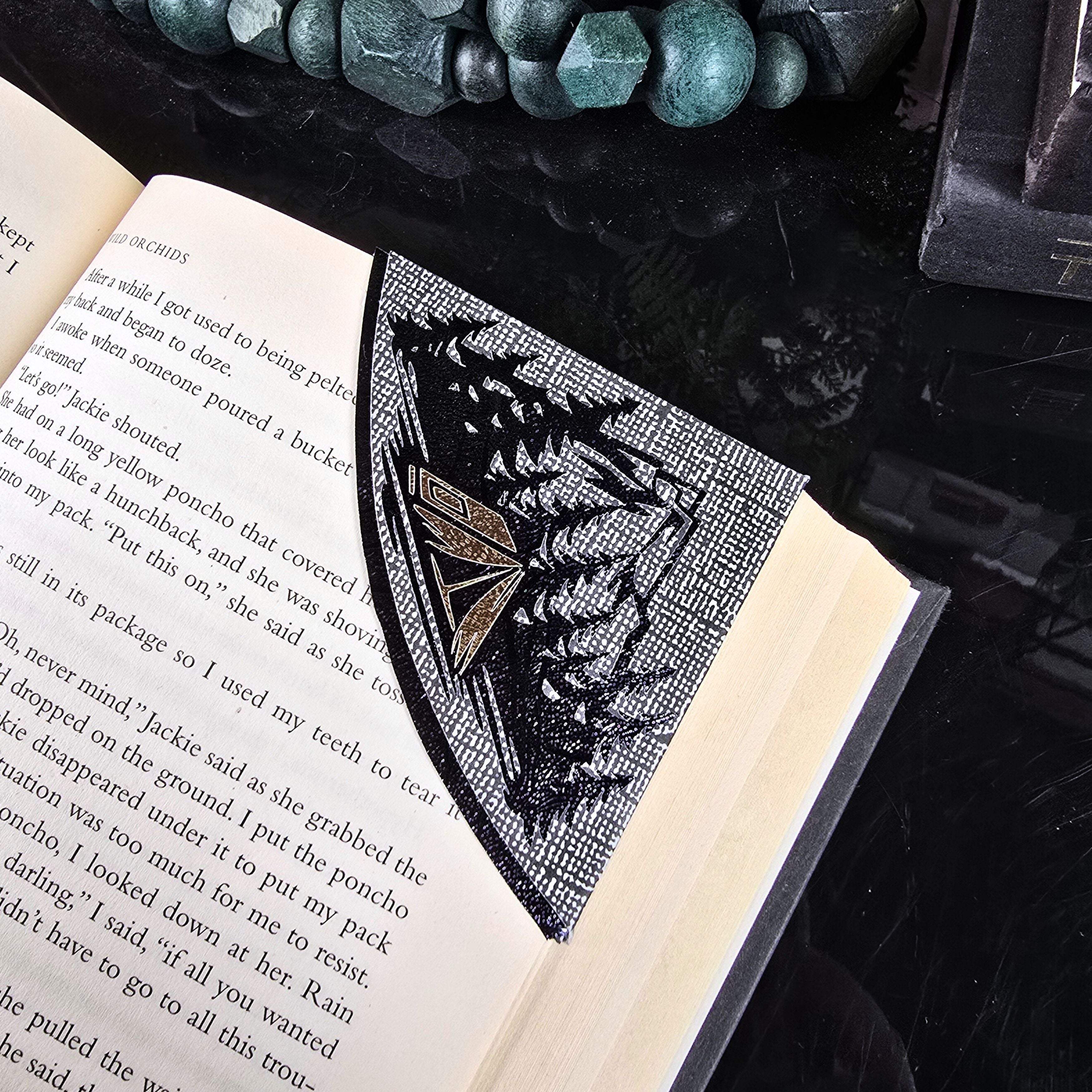 Camping Adventure Signature Handmade Corner Bookmark