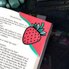 Strawberry Fruit Signature Corner Bookmark