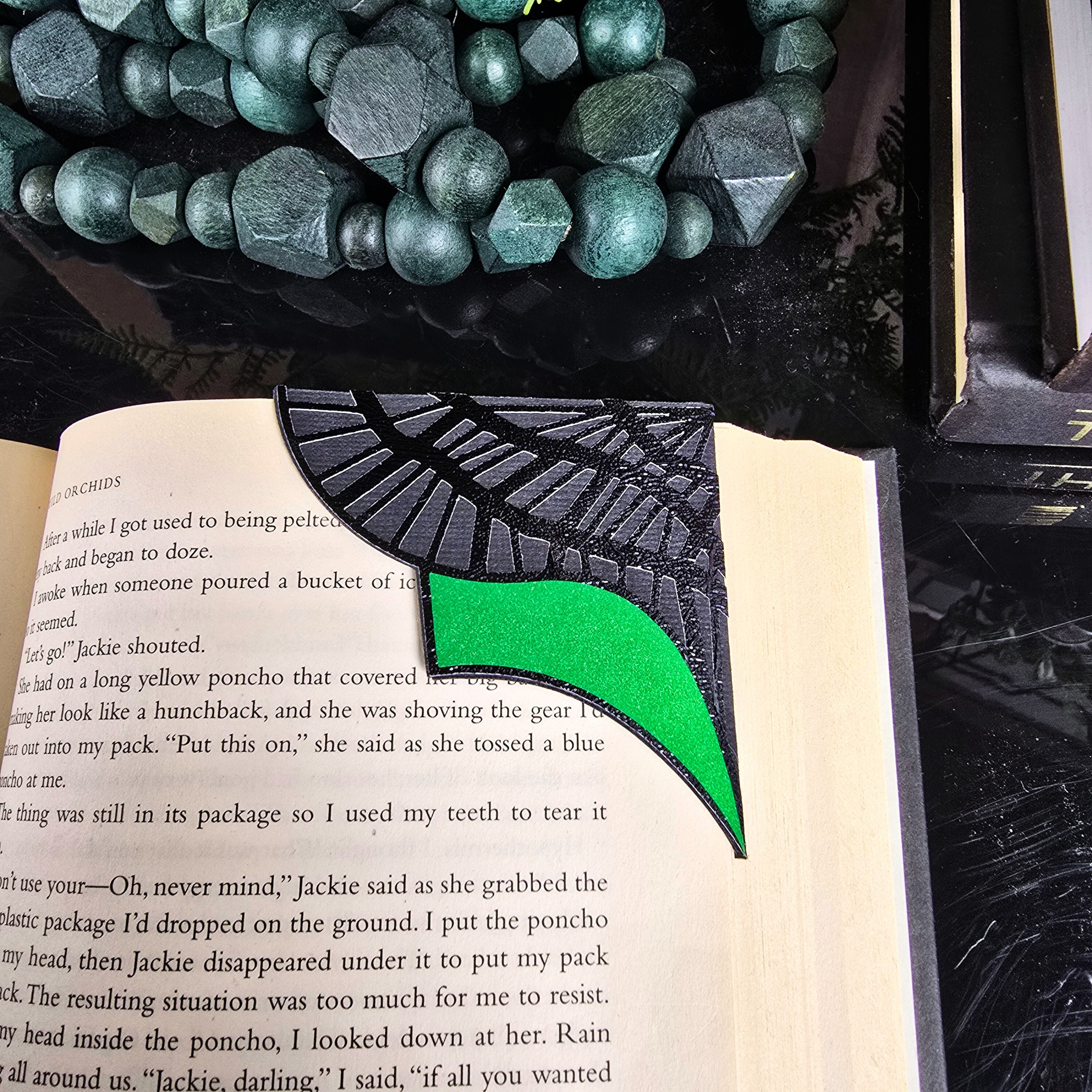 Wickedly Wonderful Signature Handmade Corner Bookmark