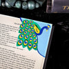 Noble Peacock Deluxe Handmade Corner Bookmark