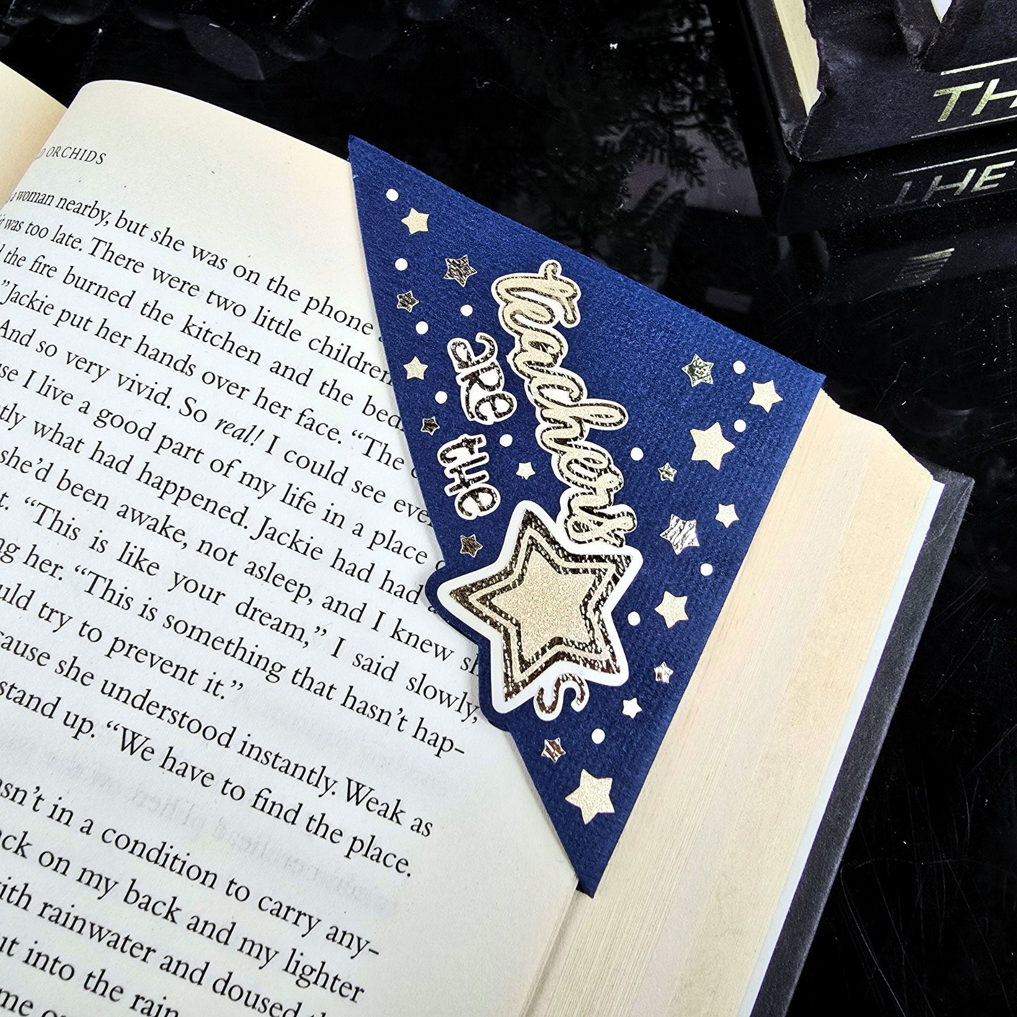 Teachers are Stars Signature Corner Bookmark