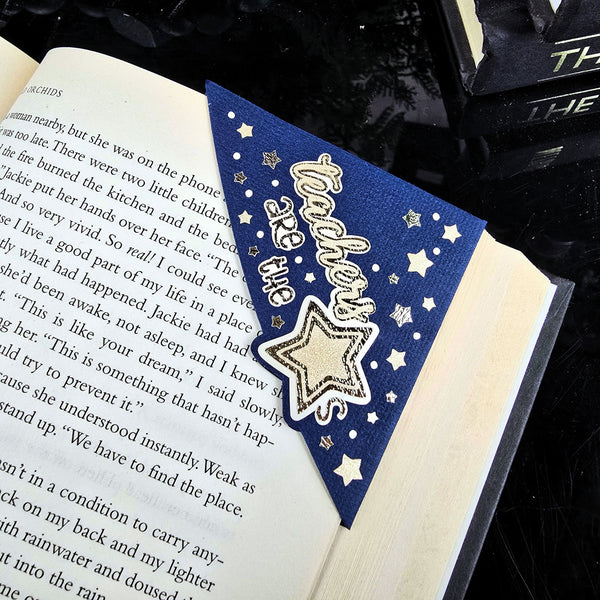 Teachers are Stars Signature Corner Bookmark