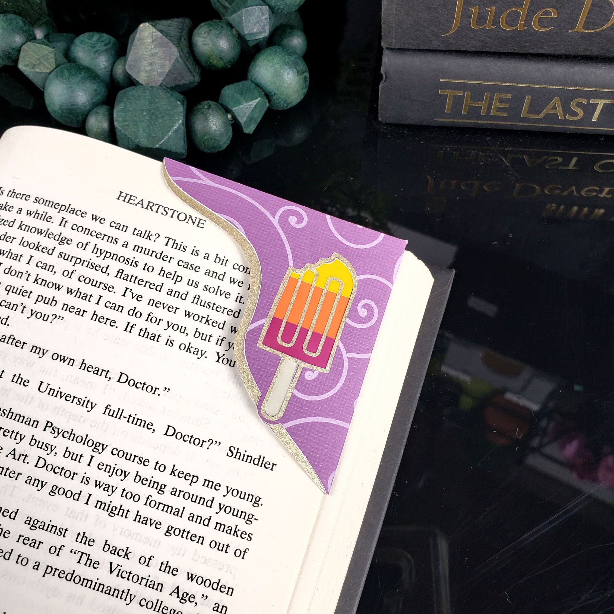 Popsicle Signature Corner Bookmark