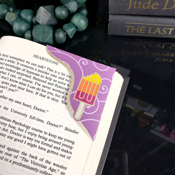 Popsicle Signature Corner Bookmark