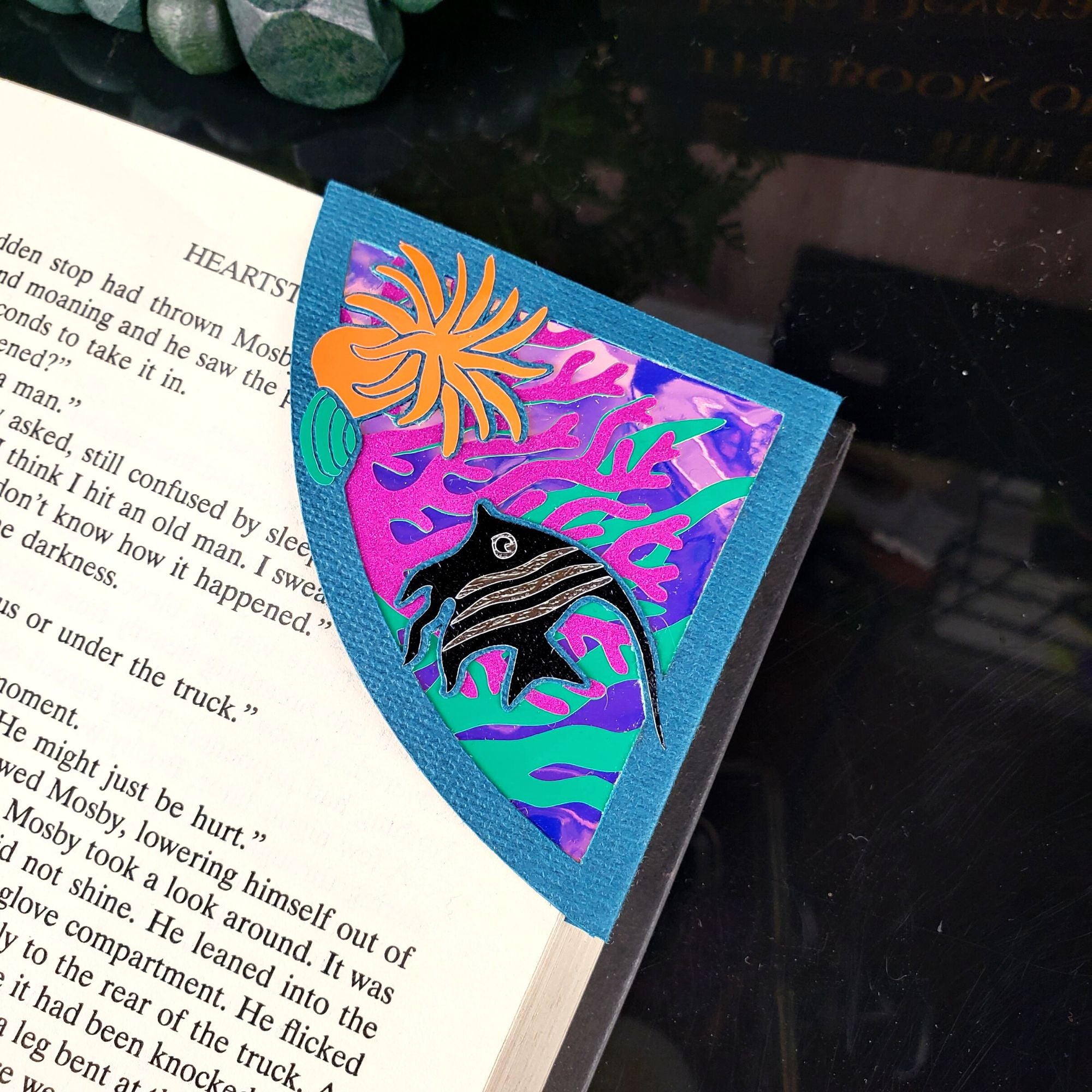 Undersea Haven Deluxe Handmade Corner Bookmark