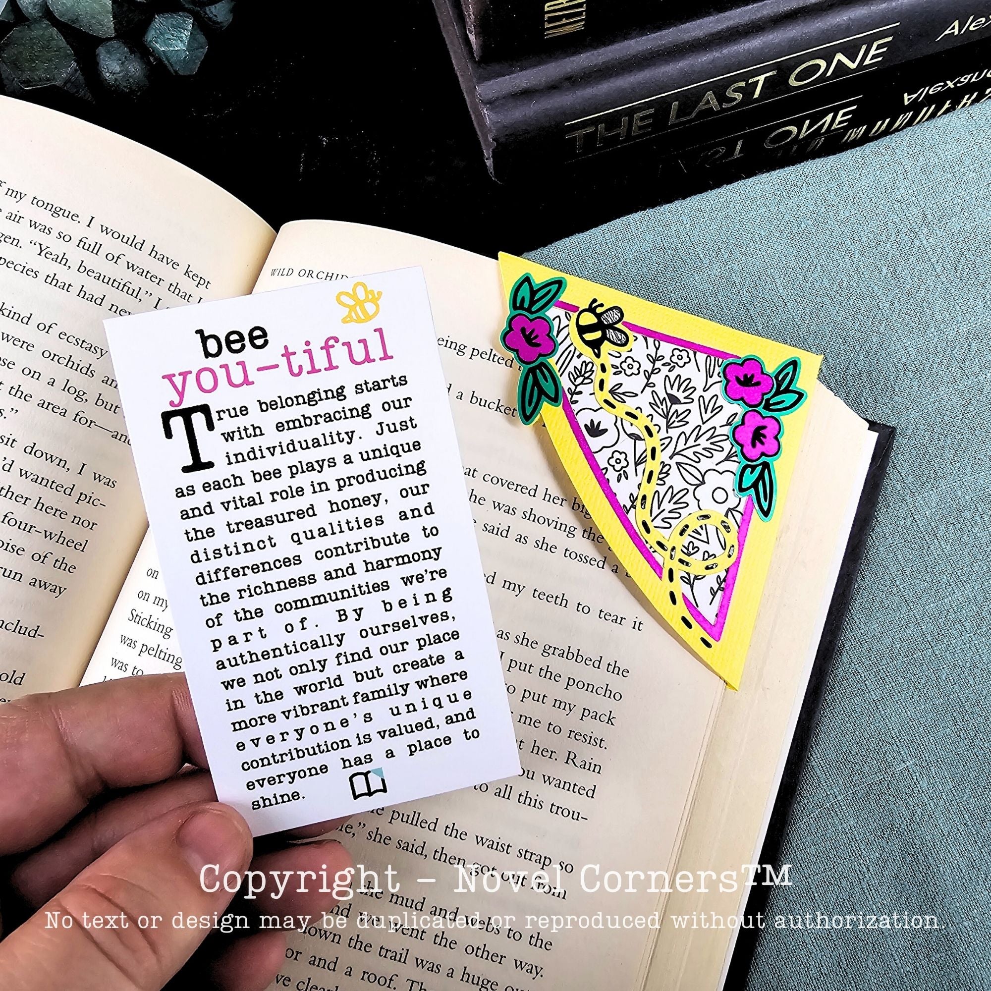 Bee-YOU-tiful Signature Bookmark + Card Gift Set
