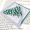Snowy Tree Signature Corner Bookmark