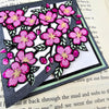 Vivid Cherry Blossom Deluxe Handmade Corner Bookmark