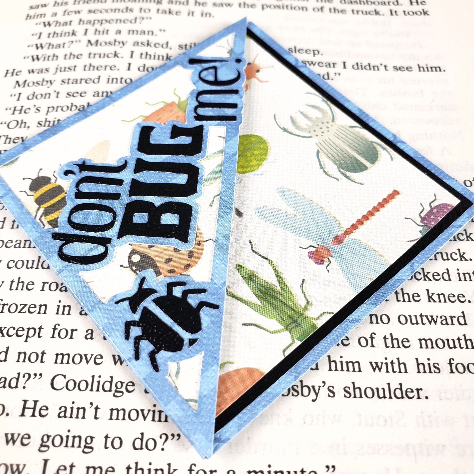Don't Bug Me Signature Corner Bookmark