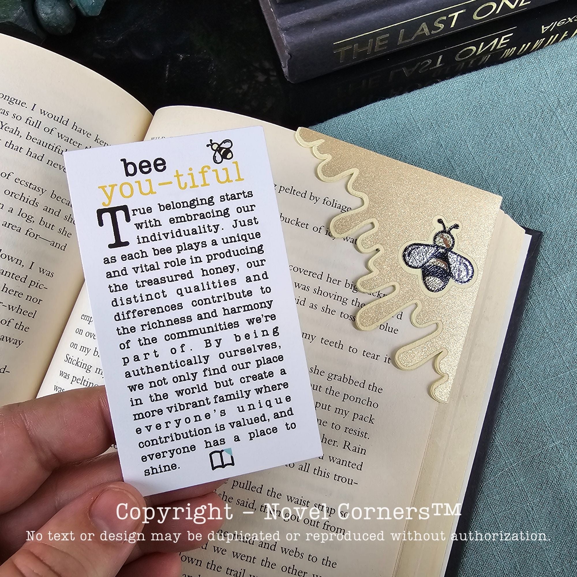 Bee-YOU-tiful Sweet Signature Bookmark + Card Gift Set