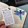 Open to Change Blue Dragonfly Signature Bookmark + Card Gift Set