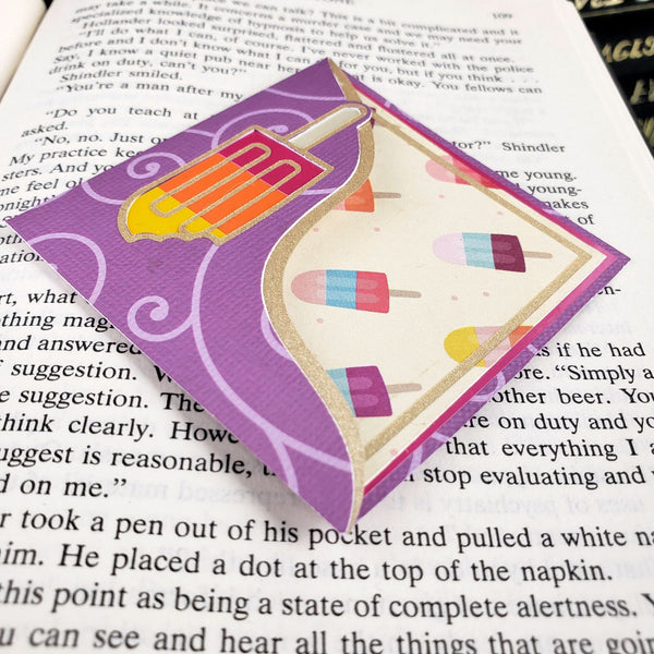 Popsicle Signature Corner Bookmark