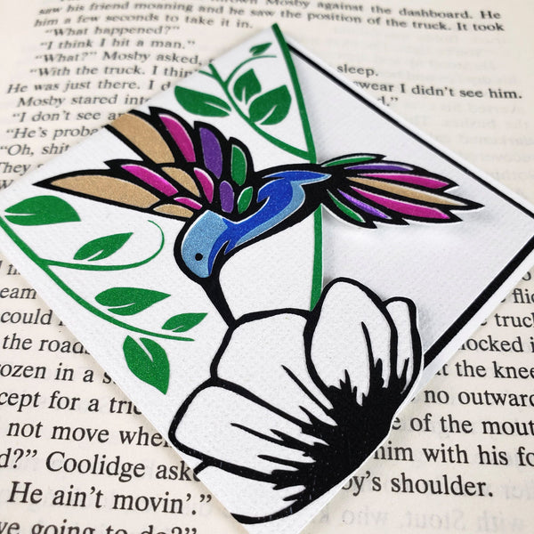 Hummingbird Deluxe Corner Bookmark