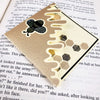 Bee Honey Drip Signature Corner Bookmark