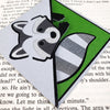 Raccoon Signature Corner Bookmark