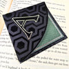 Bold Letter Personalized Initial Signature Corner Bookmark