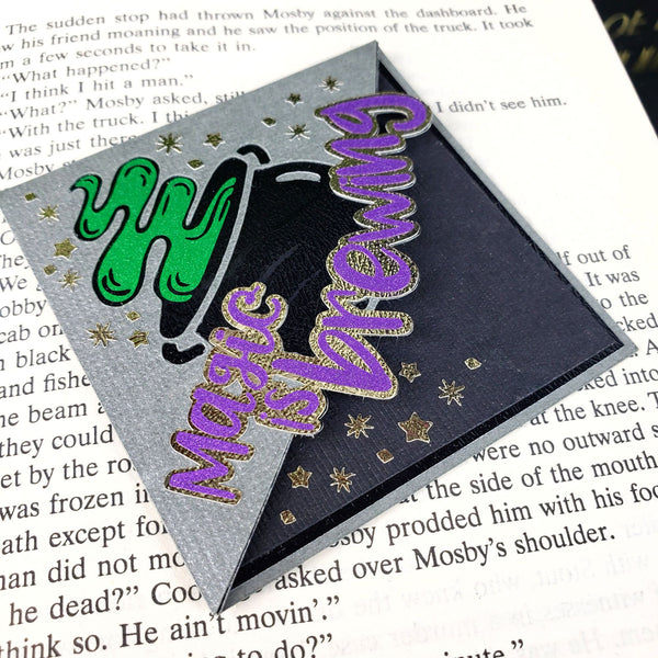 Magic is Brewing Signature Corner Bookmark