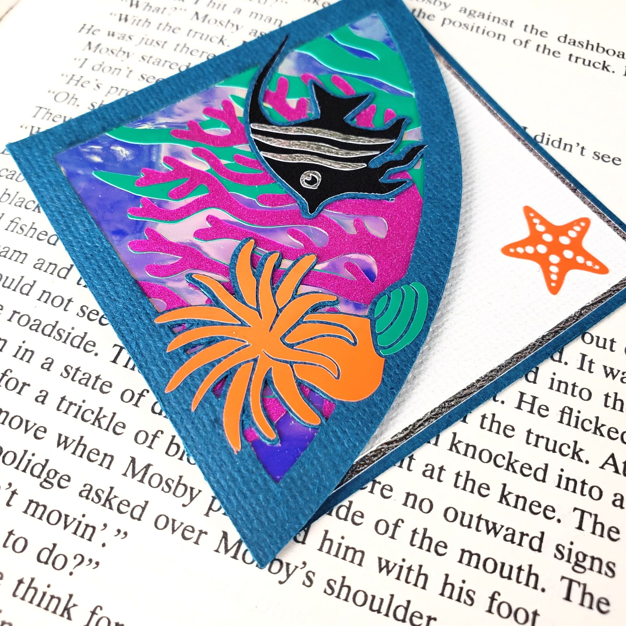 Undersea Haven Deluxe Handmade Corner Bookmark