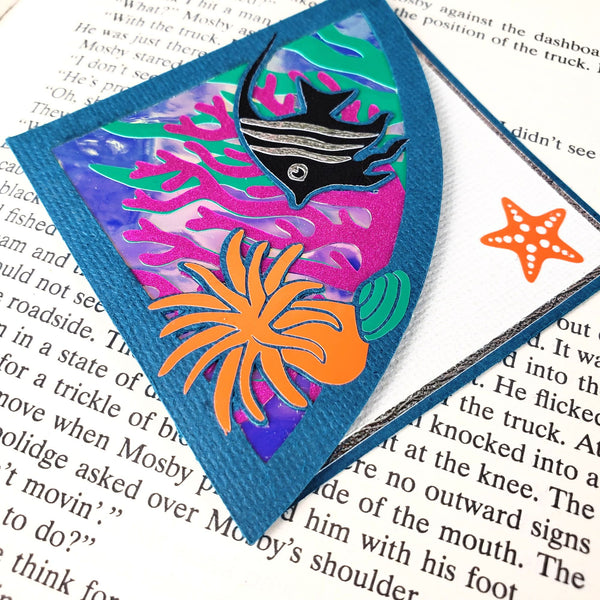 Undersea Haven Deluxe Handmade Corner Bookmark