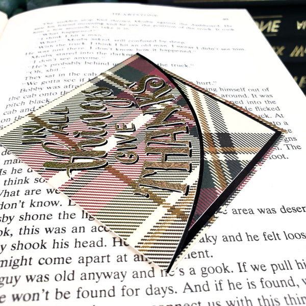 Give Thanks Signature Corner Bookmark
