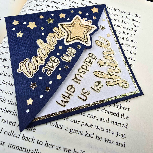 Teachers are Stars Signature Corner Bookmark
