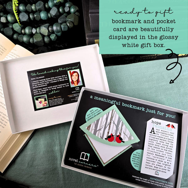 Hope Remains Cardinals Deluxe Bookmark + Card Gift Set