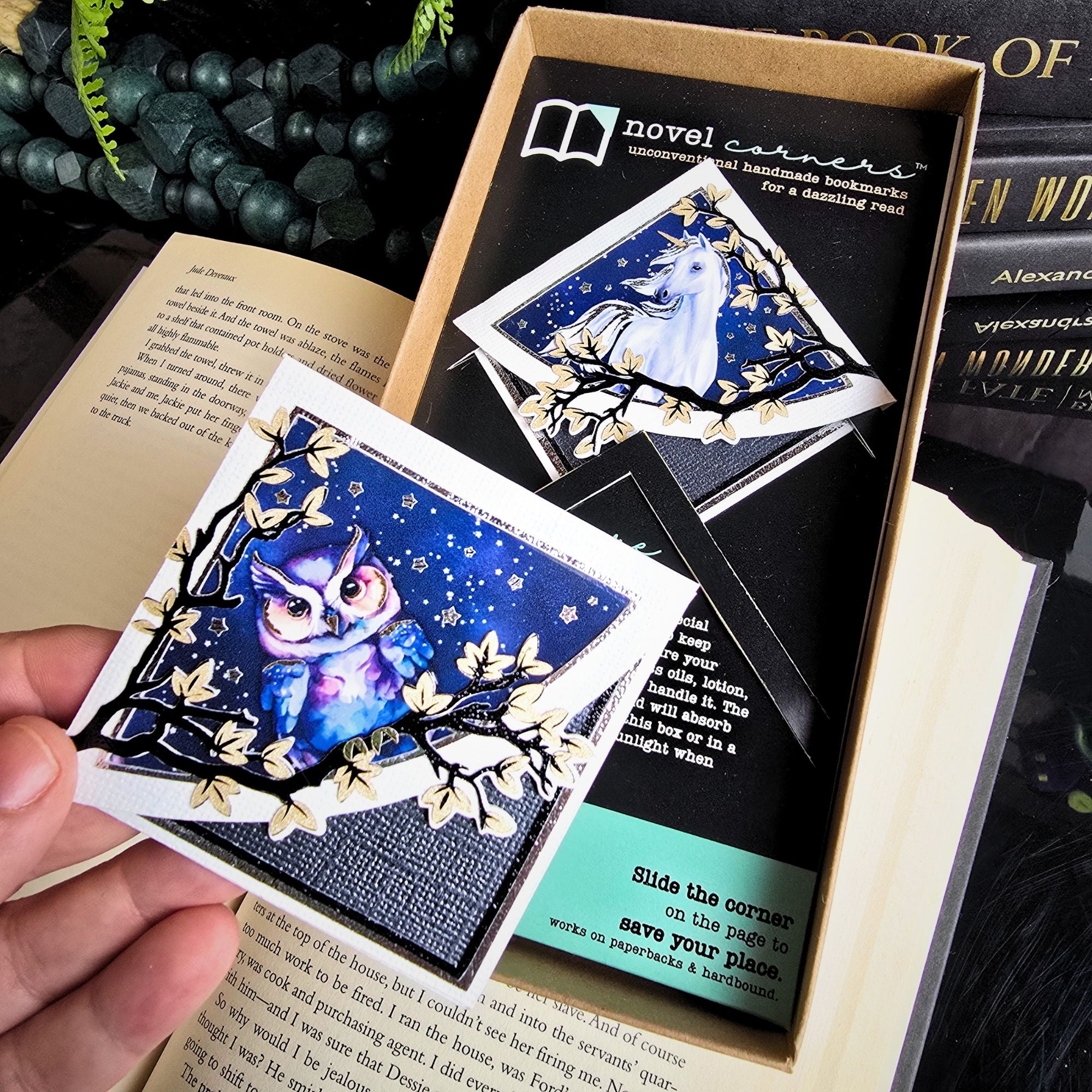 Enchanted Friends 2-pack Deluxe Corner Bookmark Bundle Set