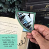 Forest Lake Signature Handmade Corner Bookmark