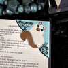 Kitty Among the Flowers Signature Corner Bookmark