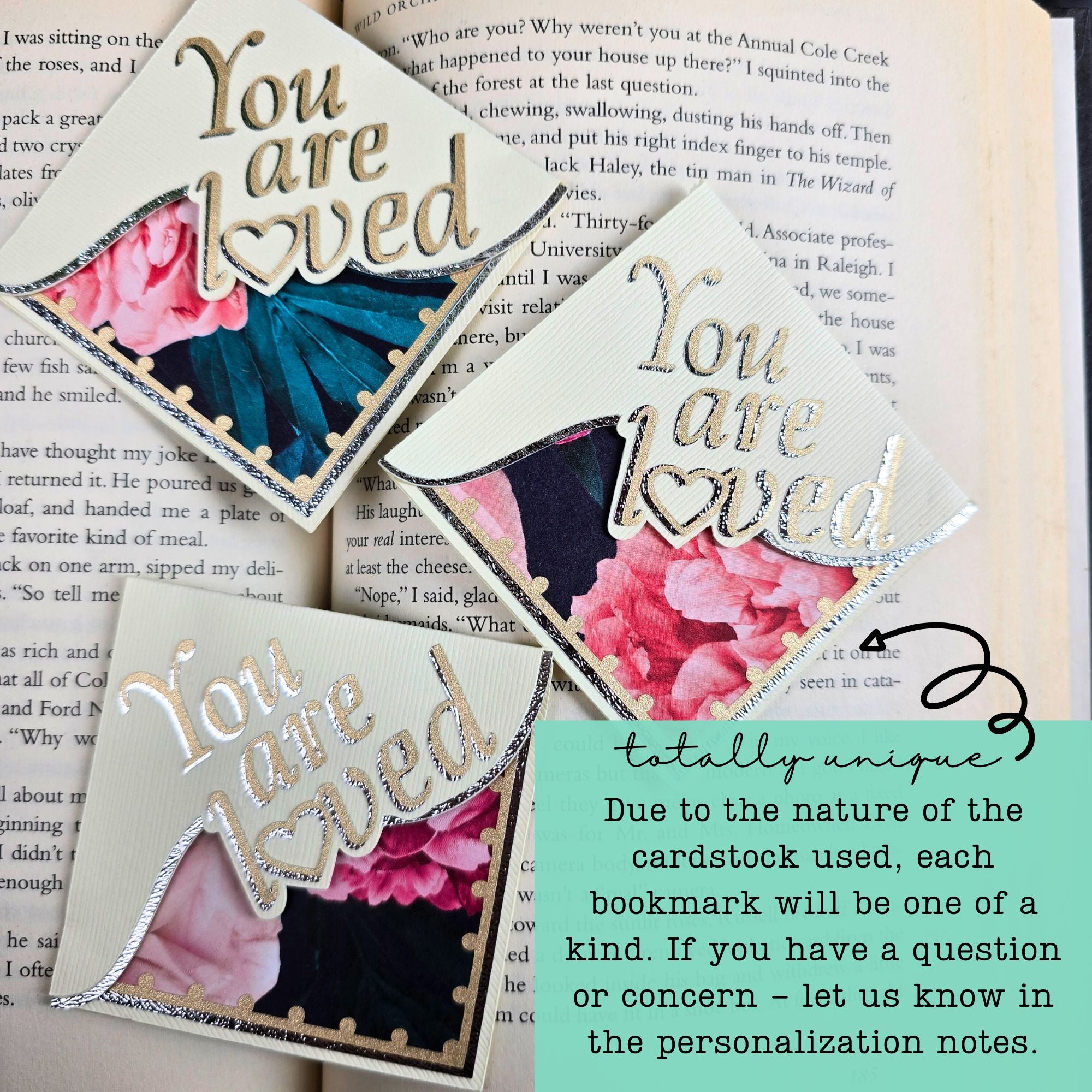 You are Loved Signature Corner Bookmark