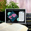 Be Curious Pink Fish Signature Bookmark + Card Gift Set